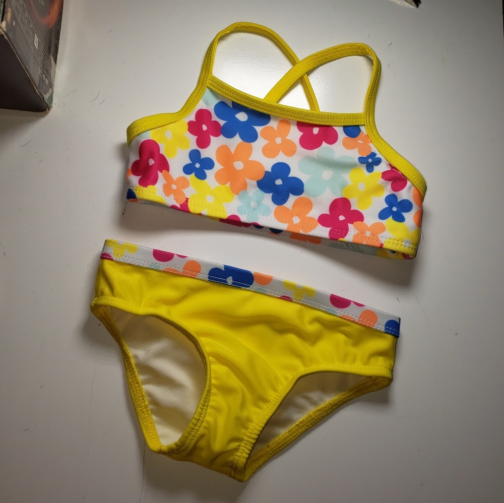 Wonder Nation Infant Floral Bikini 18M New With Out Tags